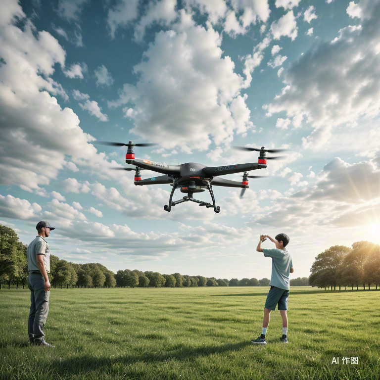 户外飞行训练场